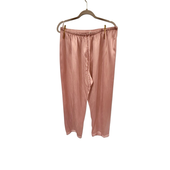 Lilysilk Women's Pink 22 Momme Mulberry Silk Pajamas Set Full Length - XL - Picture 7 of 17